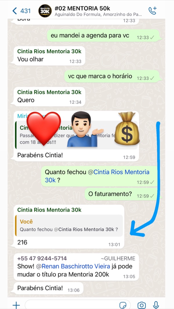 Depoimento Cintia R$216 mil