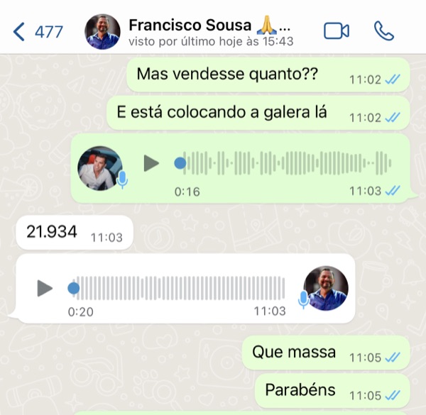 Depoimento Francisco R$21 mil