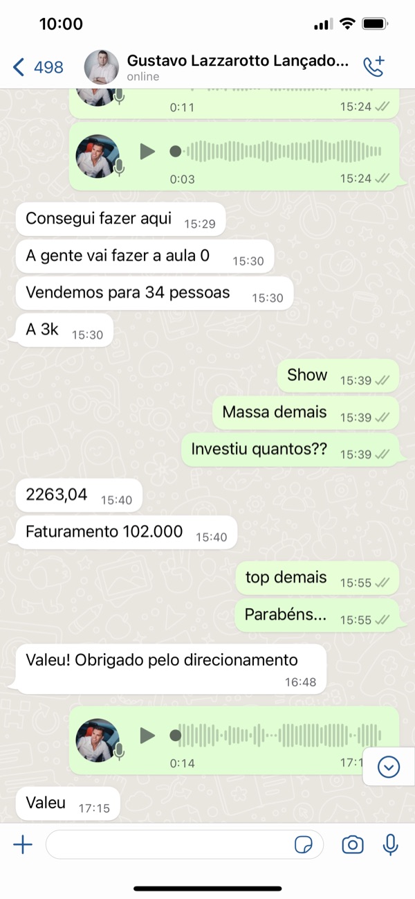 Depoimento Gustavo R$102 mil